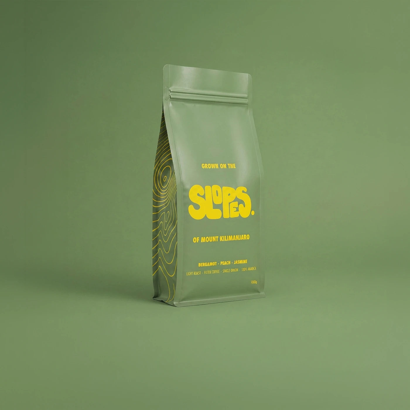 slopes coffee filter roast package frontview