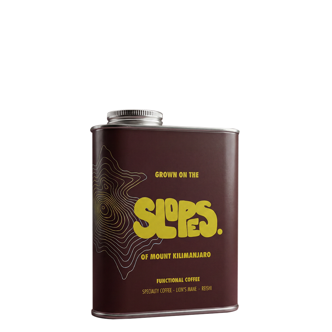 slopes coffee functional tin can